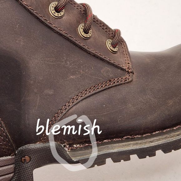 Caterpillar womens Kenzie Steel Toe work boots brown 9 wide - Picture 11 of 12